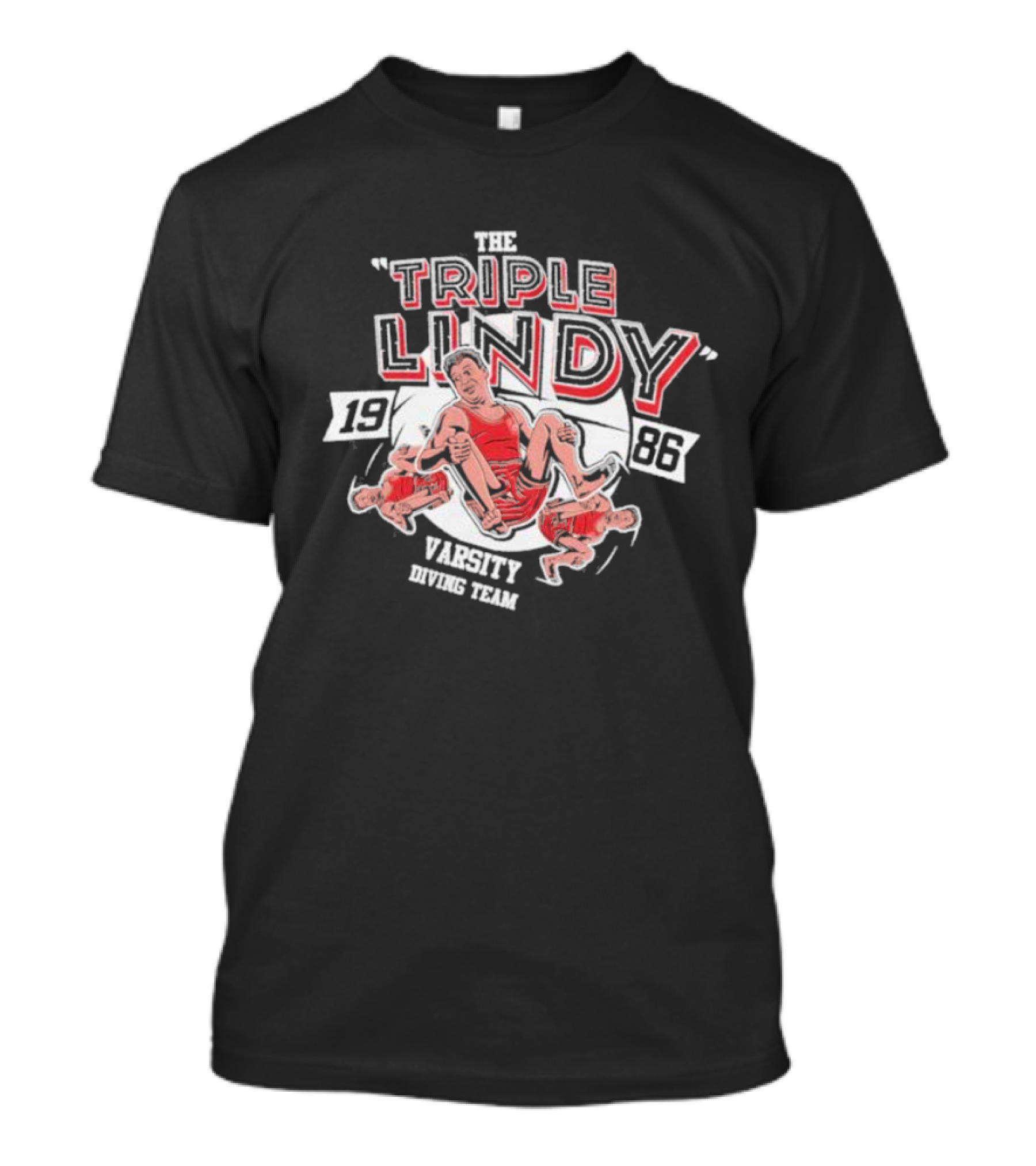 The Triple Lindy 1986 Varsity Diving Team Back To School T-Shirt