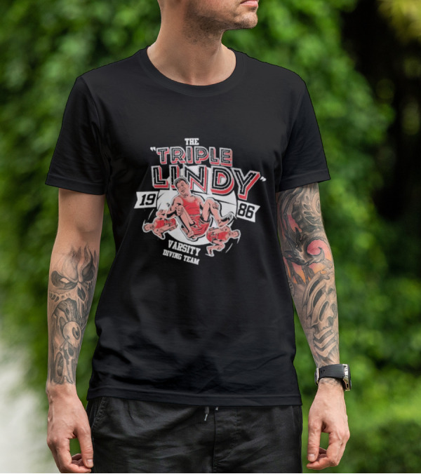 The Triple Lindy 1986 Varsity Diving Team Back To School T-Shirt