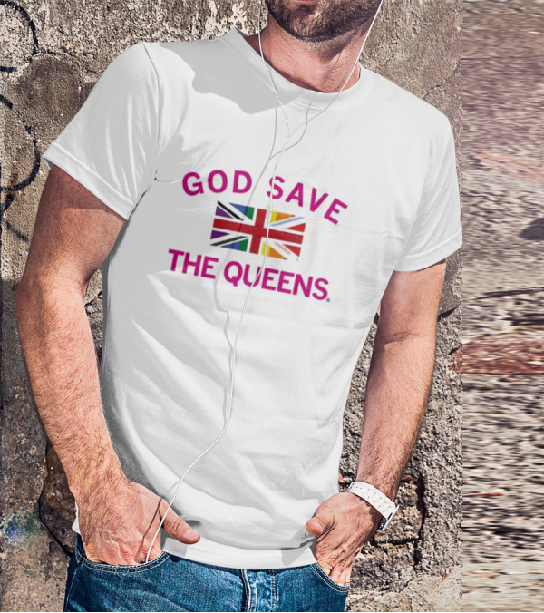 GOD SAVE THE QUEENS Pride Union Jack T-Shirt