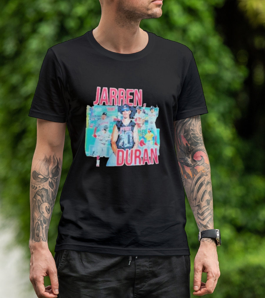 Jarren Duran Baseball Collage Sports T-Shirt