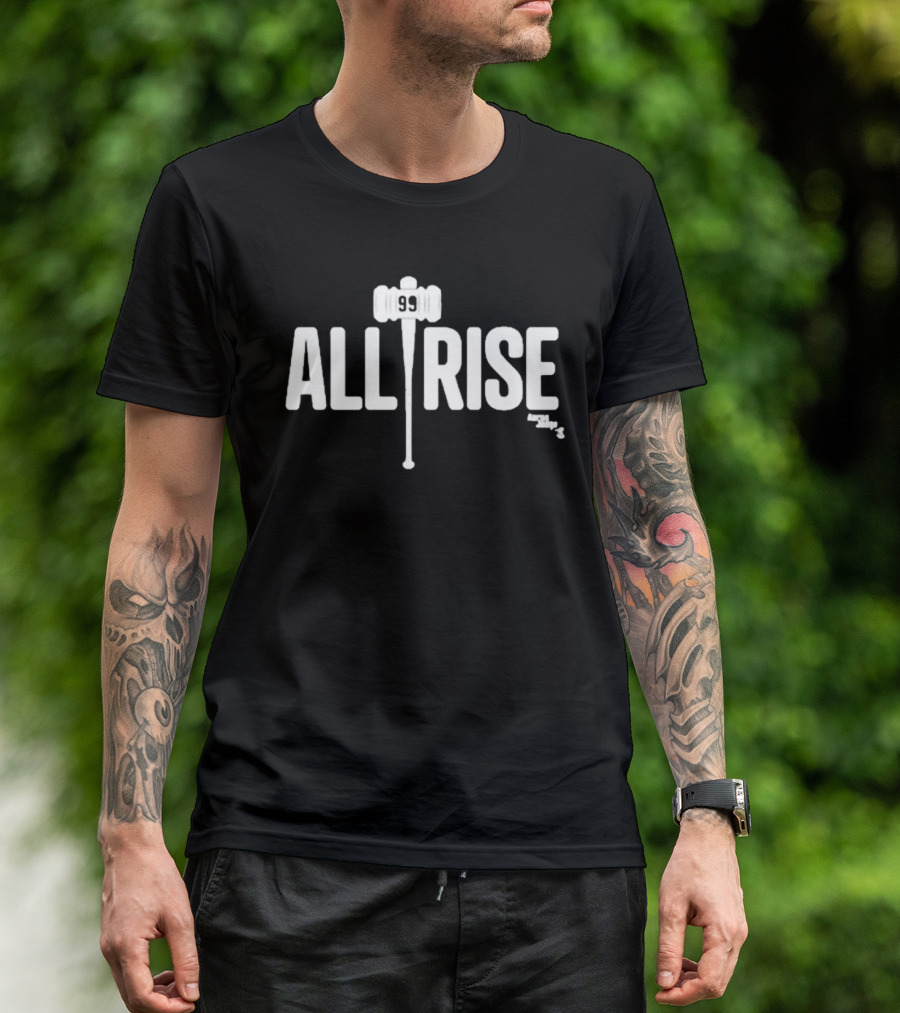 Aaron Judge 99 All Rise New York Baseball Gavel T-Shirt
