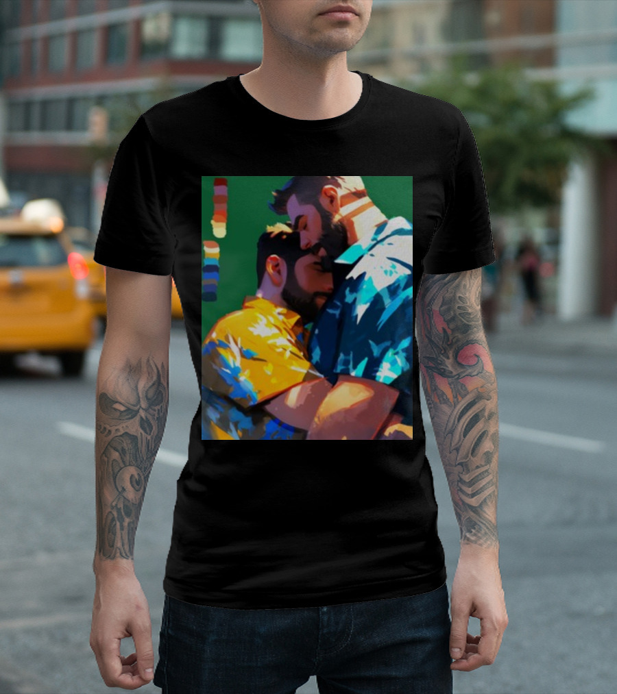 Ego Rodriguez Colours Pride Men's Embrace T-Shirt