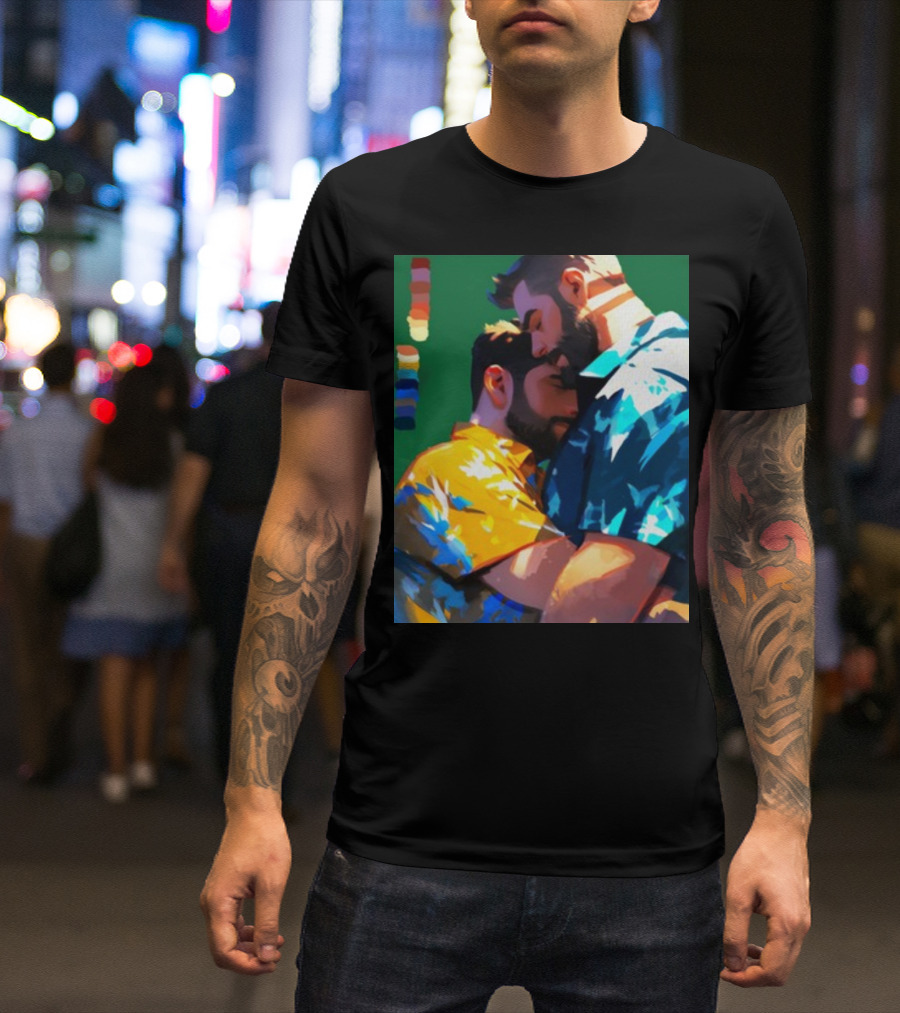Ego Rodriguez Colours Pride Men's Embrace T-Shirt
