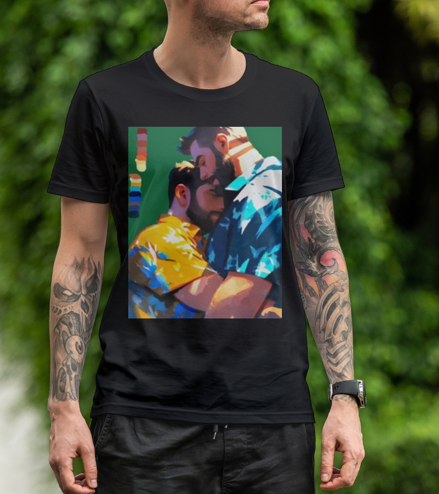 Ego Rodriguez Colours Pride Men's Embrace T-Shirt
