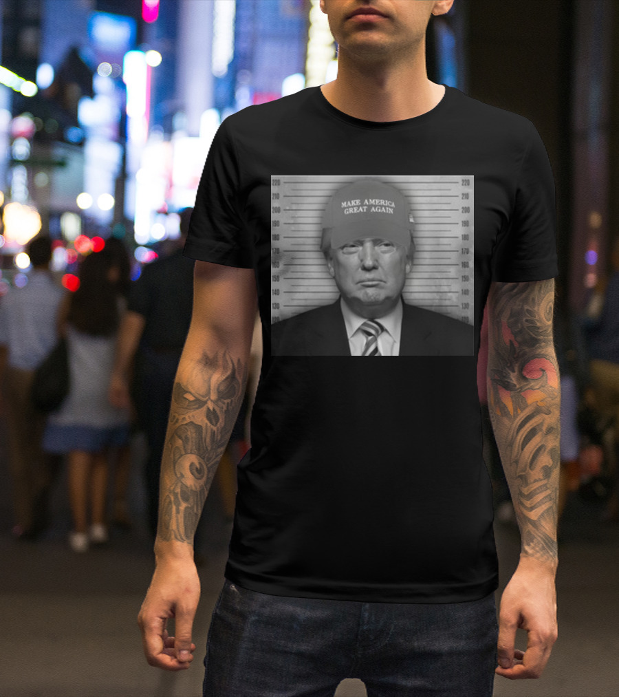 Trump Mugshot Make America Great Again Hat T-Shirt