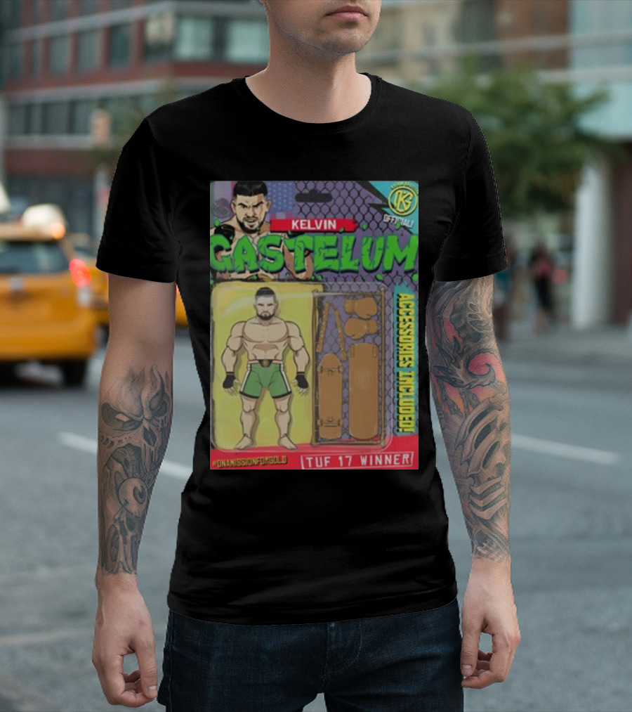 Kelvin Gastelum OnMissionForGold TUF 17 Winner Accessories Included T-Shirt