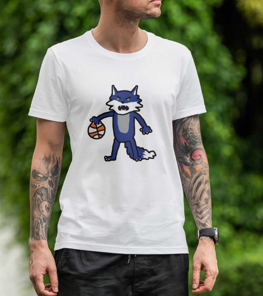 Lynx Paint Night Basketball Wolf T-Shirt