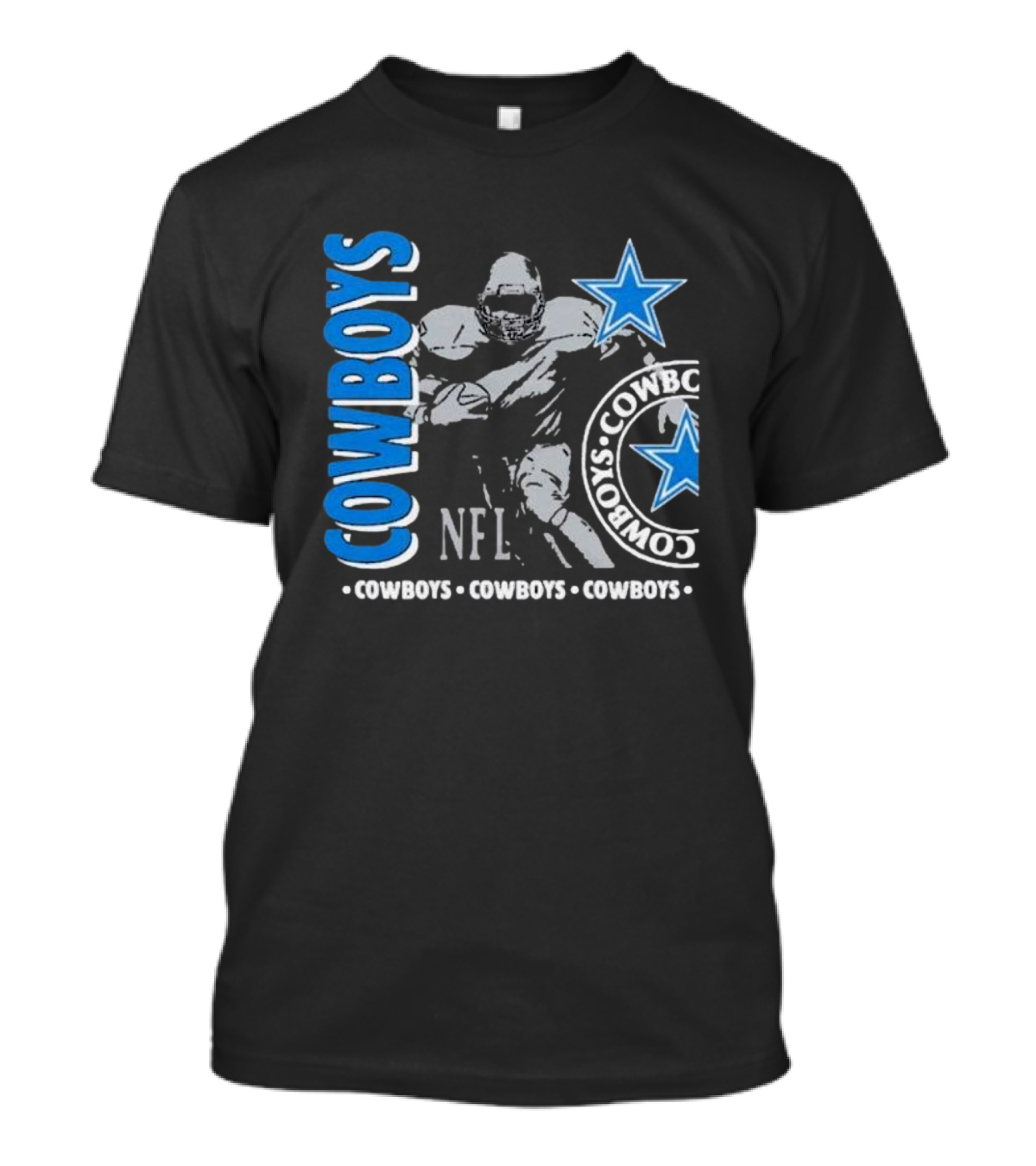 Cowboys NFL Dallas Cowboys Schedule 2024 Star Iconic Football T-Shirt