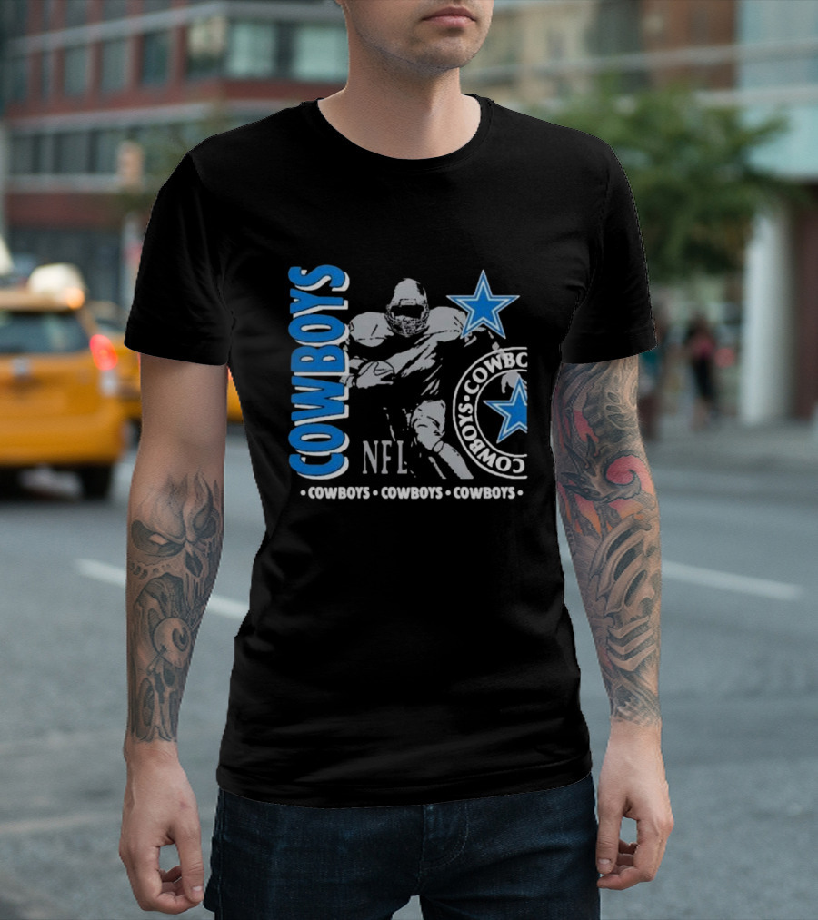 Cowboys NFL Dallas Cowboys Schedule 2024 Star Iconic Football T-Shirt