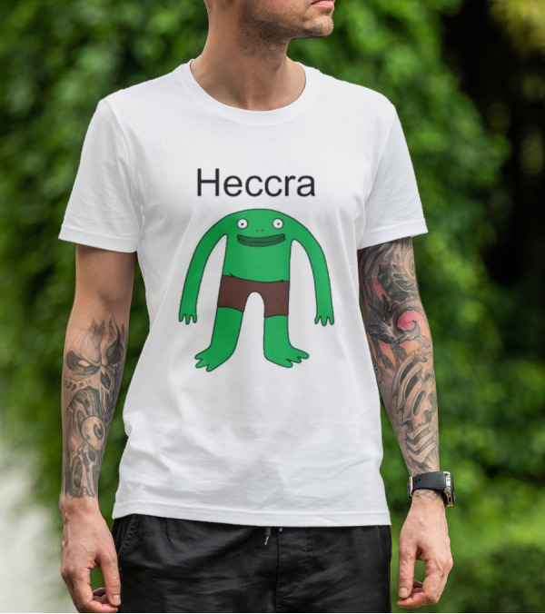 Heccra Mr. Frog Cartoon Character In Brown Shorts T-Shirt