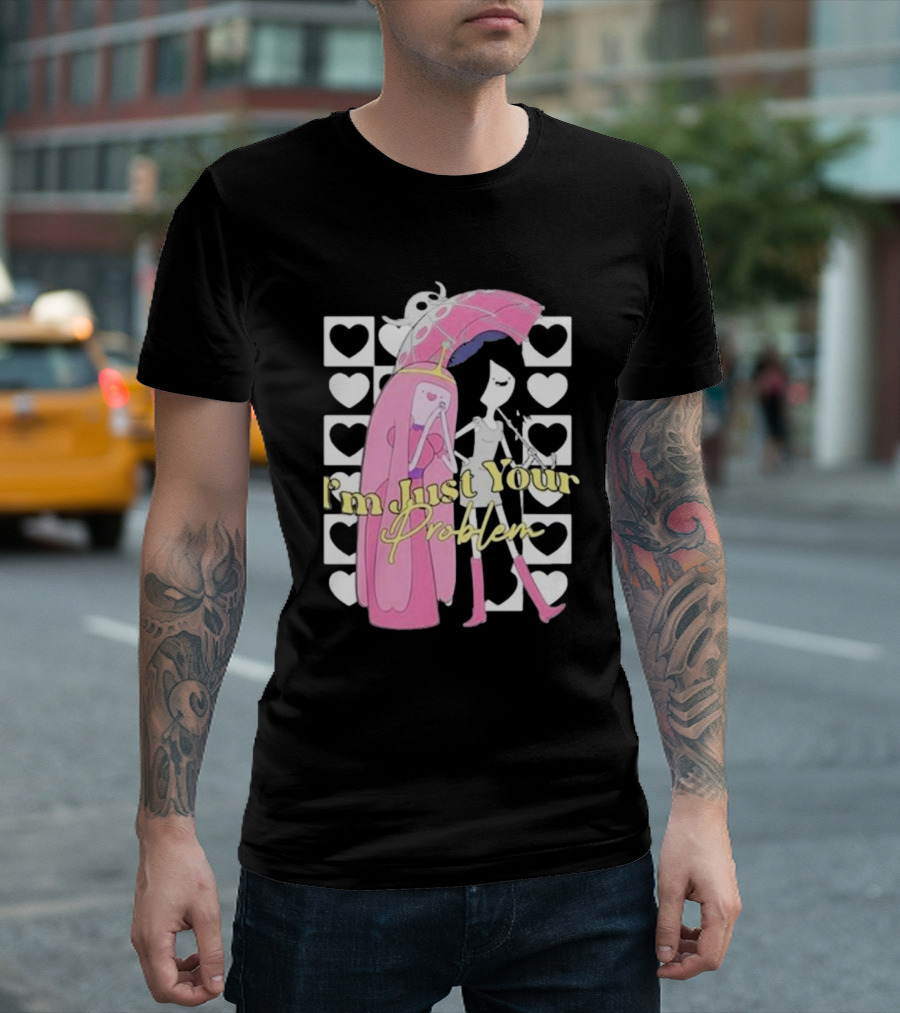 I'm Just Your Problem Adventure Time Heart Umbrella T-Shirt