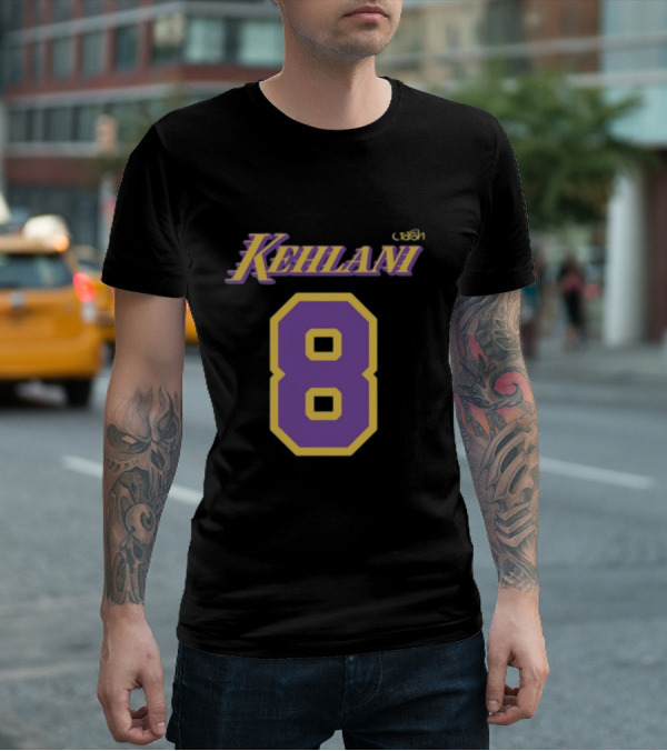 Kehlanistore Kehlani Purple Yellow Number 8 T-Shirt