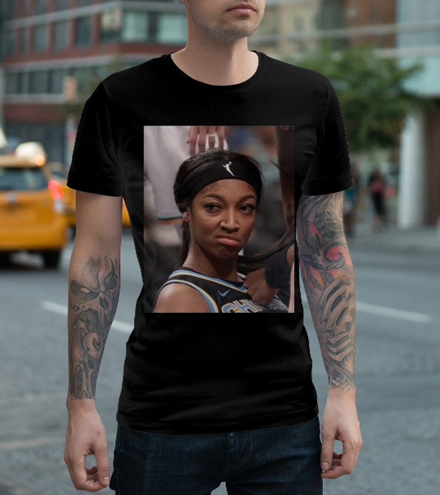 Natalie Esquire Angel Reese I’M A Dawg You Can’T Teach That Basketball Headband T-Shirt