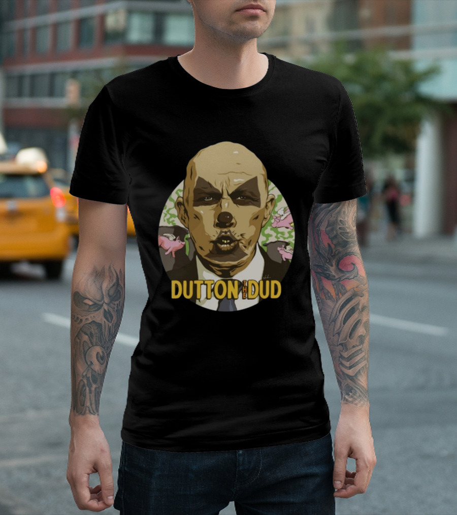 Nordacious Dutton The Dud Flying Pigs Comic T-Shirt
