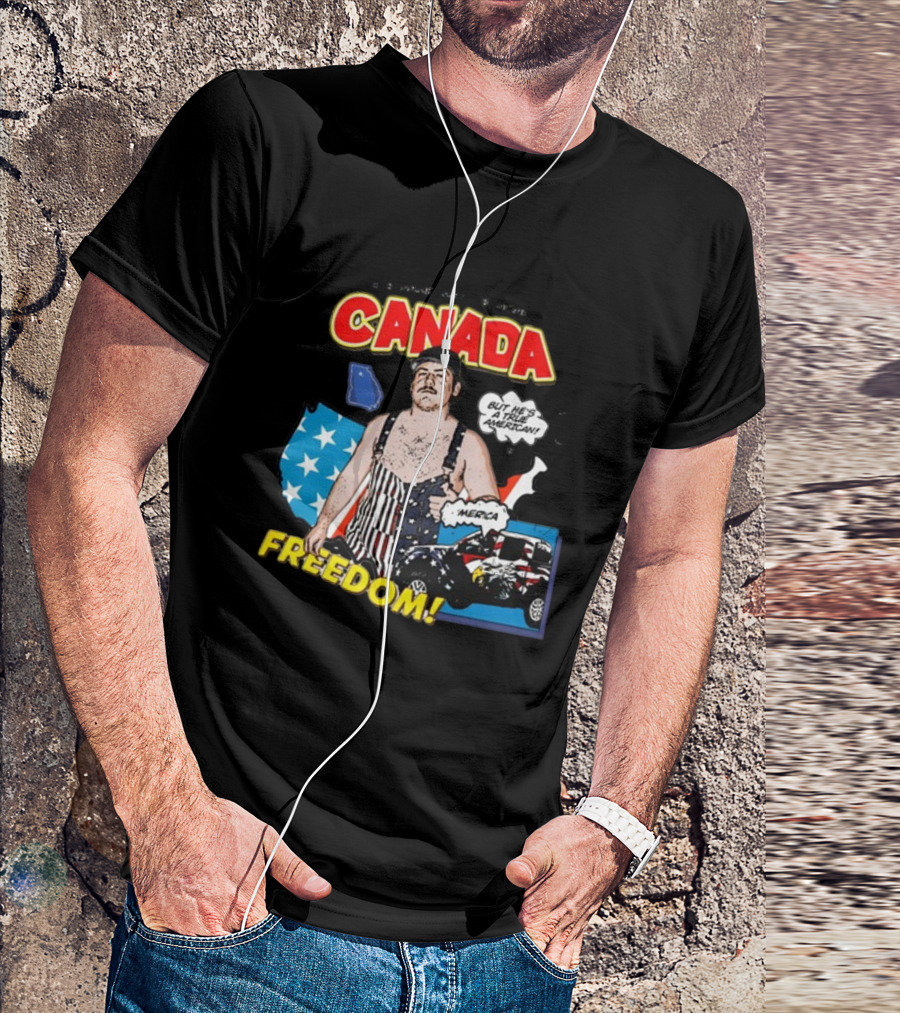 His Name May Be Noah Canada Freedom True American Comic T-Shirt