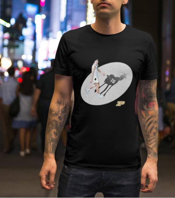 Edey Goat 15 Purdue Boilermakers Shadow Athlete T-Shirt