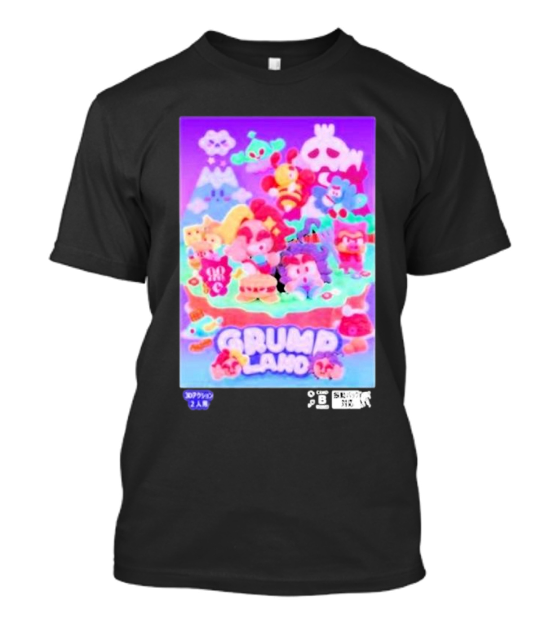 Grumpland Adventure With Game Grumps Characters In Colorful Cartoon World T-Shirt
