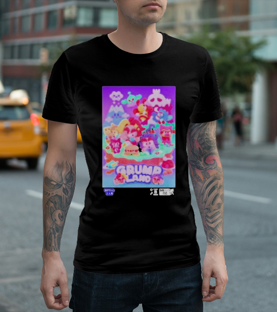 Grumpland Adventure With Game Grumps Characters In Colorful Cartoon World T-Shirt