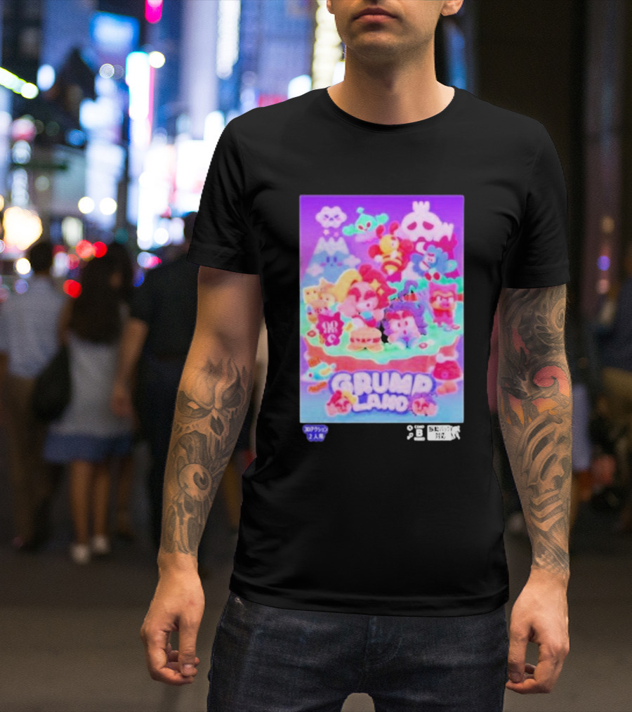 Grumpland Adventure With Game Grumps Characters In Colorful Cartoon World T-Shirt