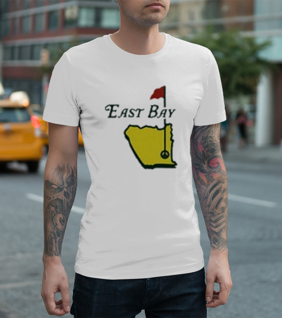 Oaklandish East Bay Golf Map with Flag Hole T-Shirt