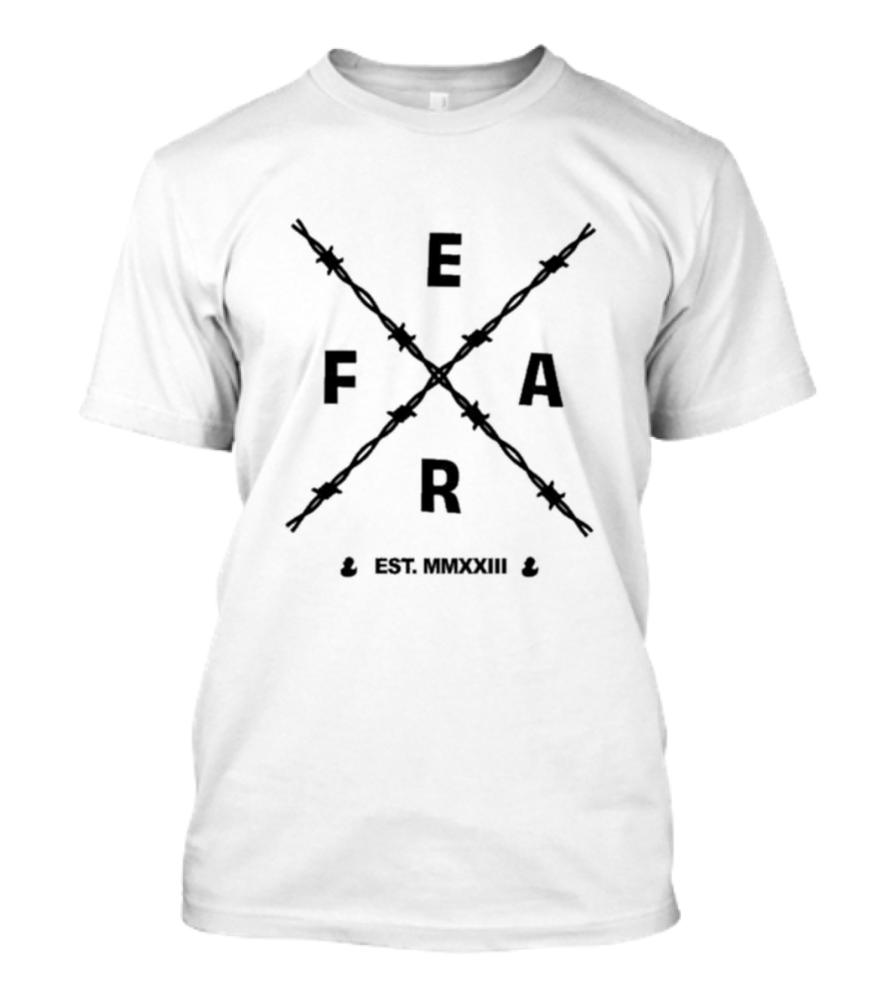 Feargear Fear Barbed Wire Est. MMXXIII T-Shirt