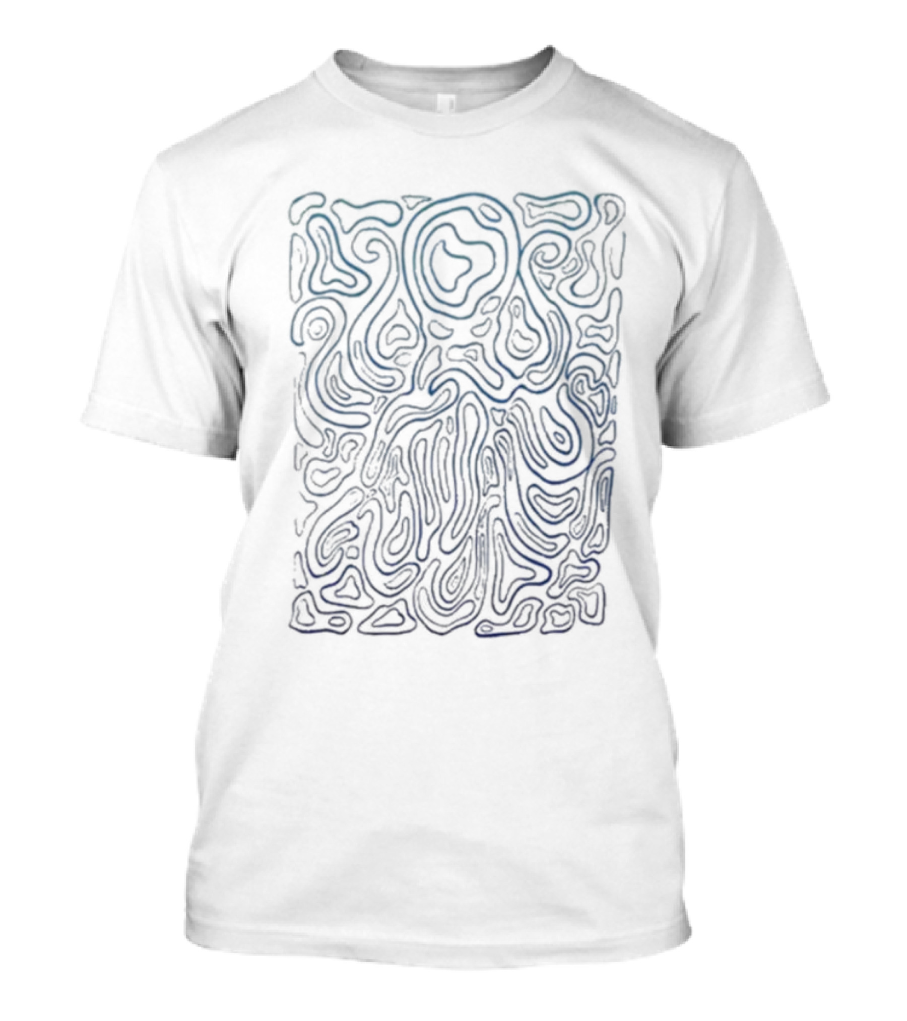 Hi My Name Is Mark Topographic T-Shirt