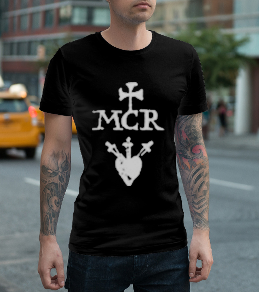 MCR From The Earth To The Morgve Heart Cross Symbol In Aeternum T-Shirt