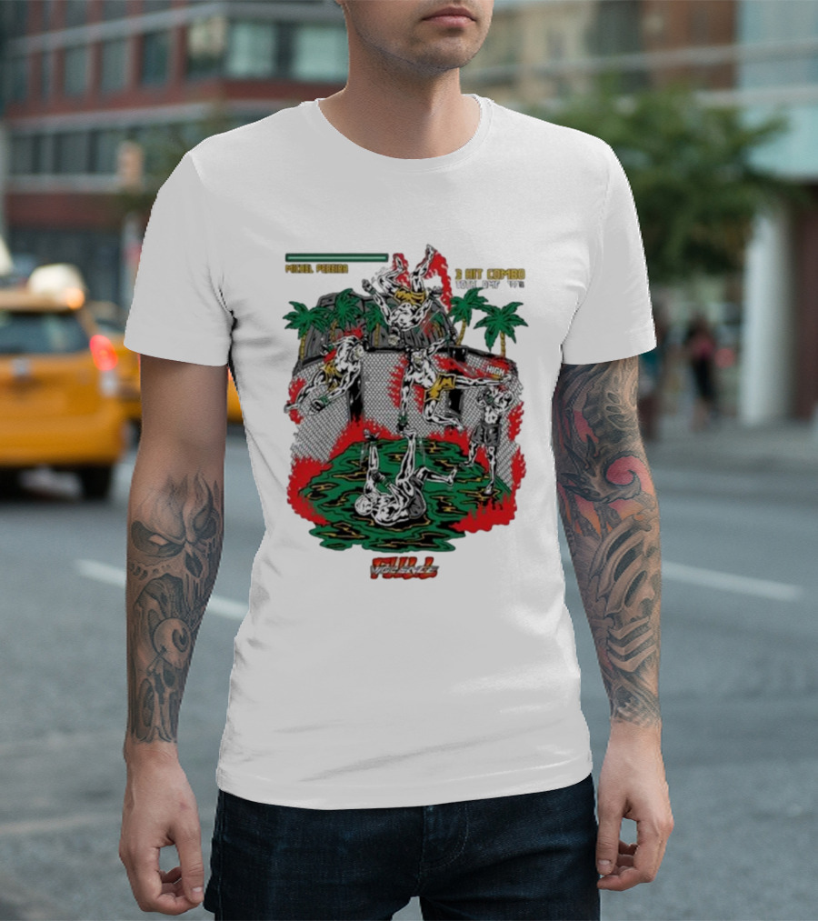 Michel Pereira Full Violence 8 Hit Combo Total Opp KO High T-Shirt