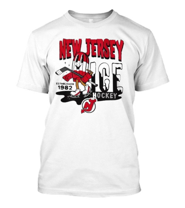 New Jersey Hockey Popsicle Established 1982 Youth Mitchell And Ness T-Shirt