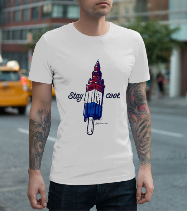 Stay Cool Cleveland Tower Popsicle T-Shirt