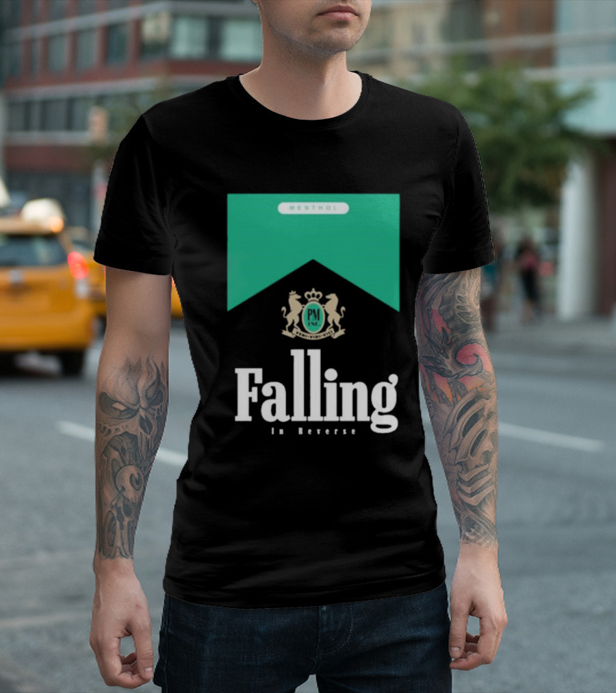 Falling In Reverse Menthol Crest and PM T-Shirt