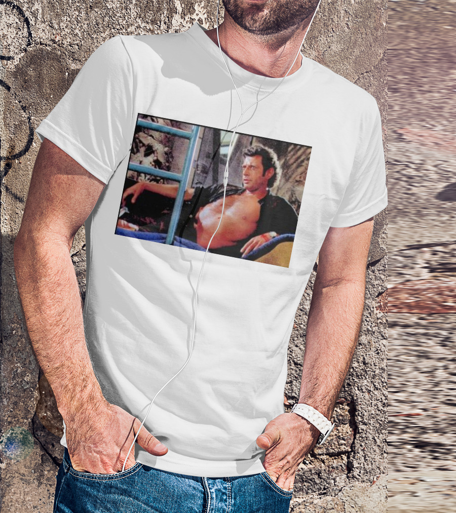 Ian Malcolm Jurassic Park Iconic Scene T-Shirt