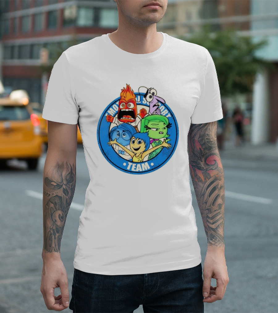 Emotional Support Team Inside Out Characters Riley's Emotions T-Shirt