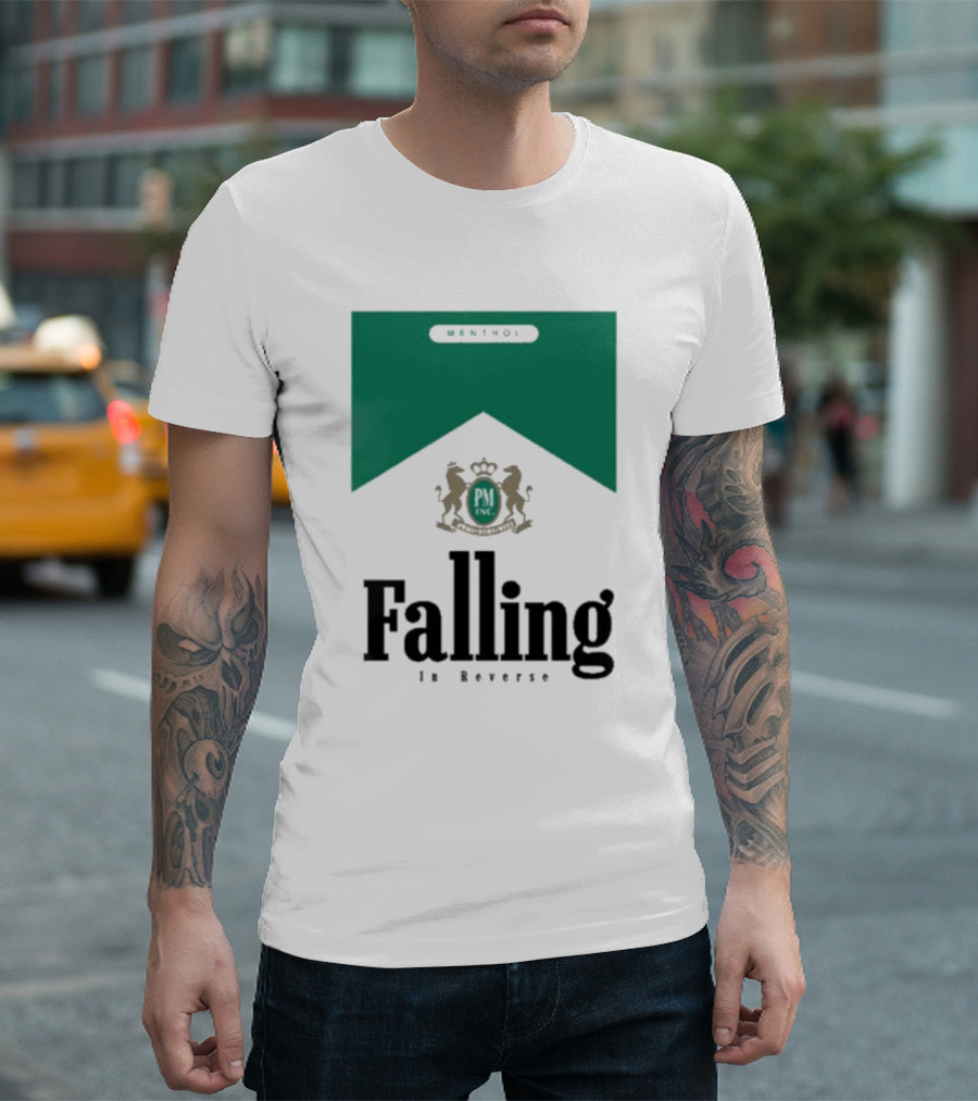 Falling In Reverse Menthol PM INC Lions Crest T-Shirt