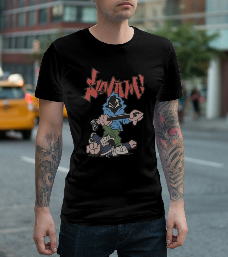 SunamI Billy Club Hoodie Character With Bat T-Shirt
