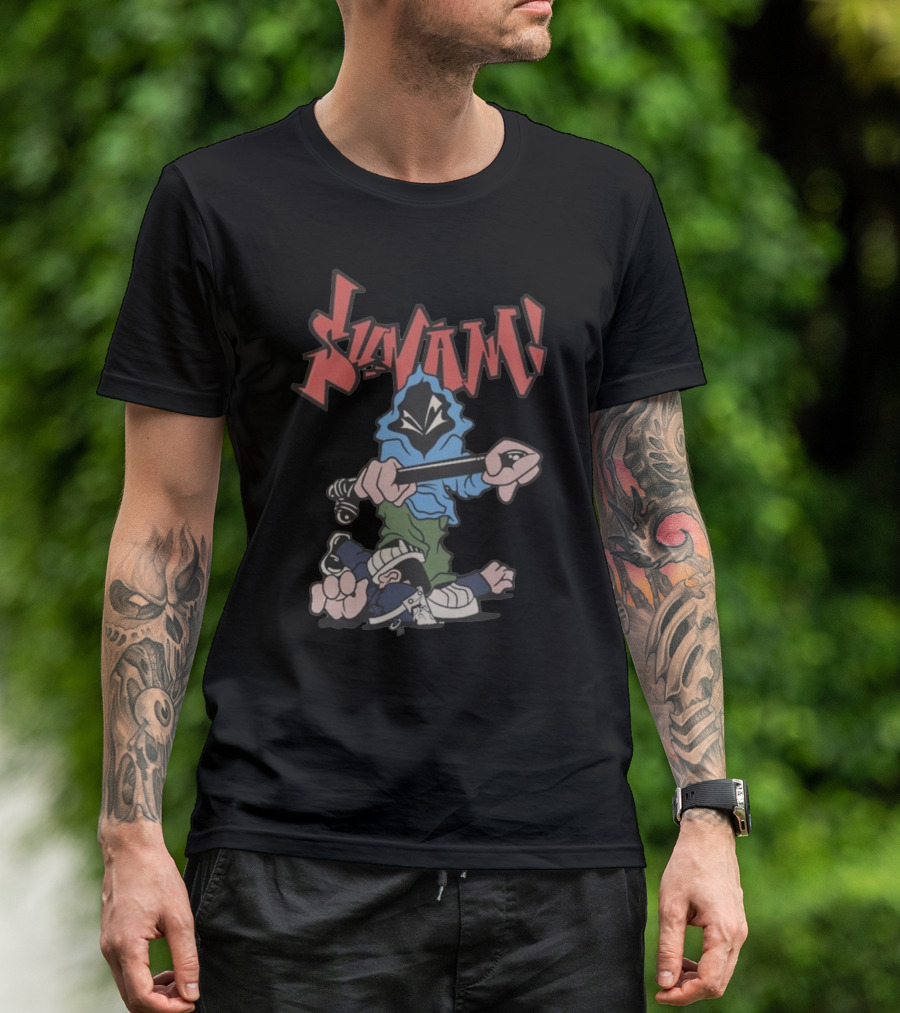 SunamI Billy Club Hoodie Character With Bat T-Shirt