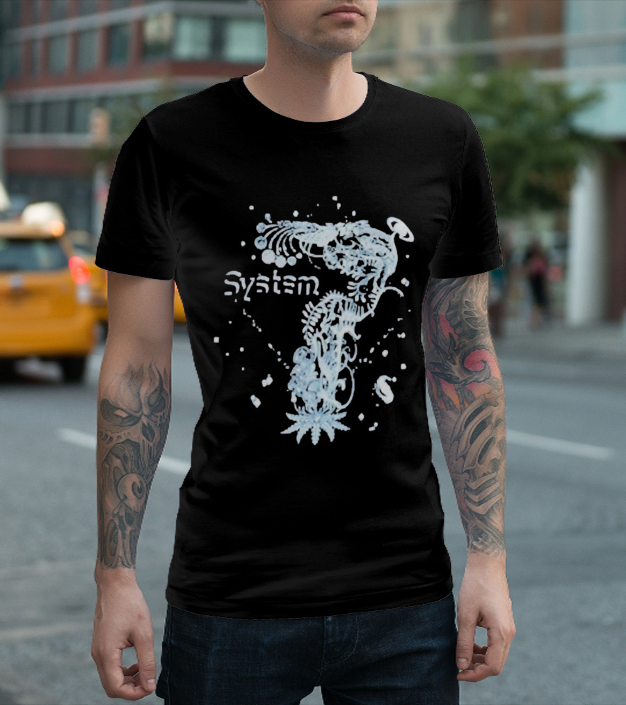System 7 Unique Floral T-Shirt