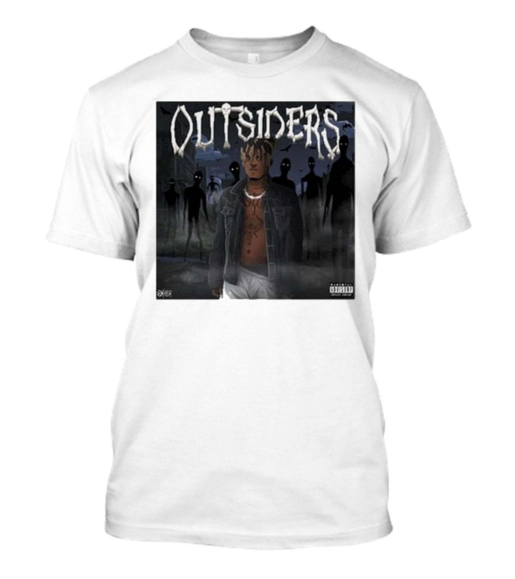 Outsiders Restless Dark Figure Dli4 Album Cover T-Shirt