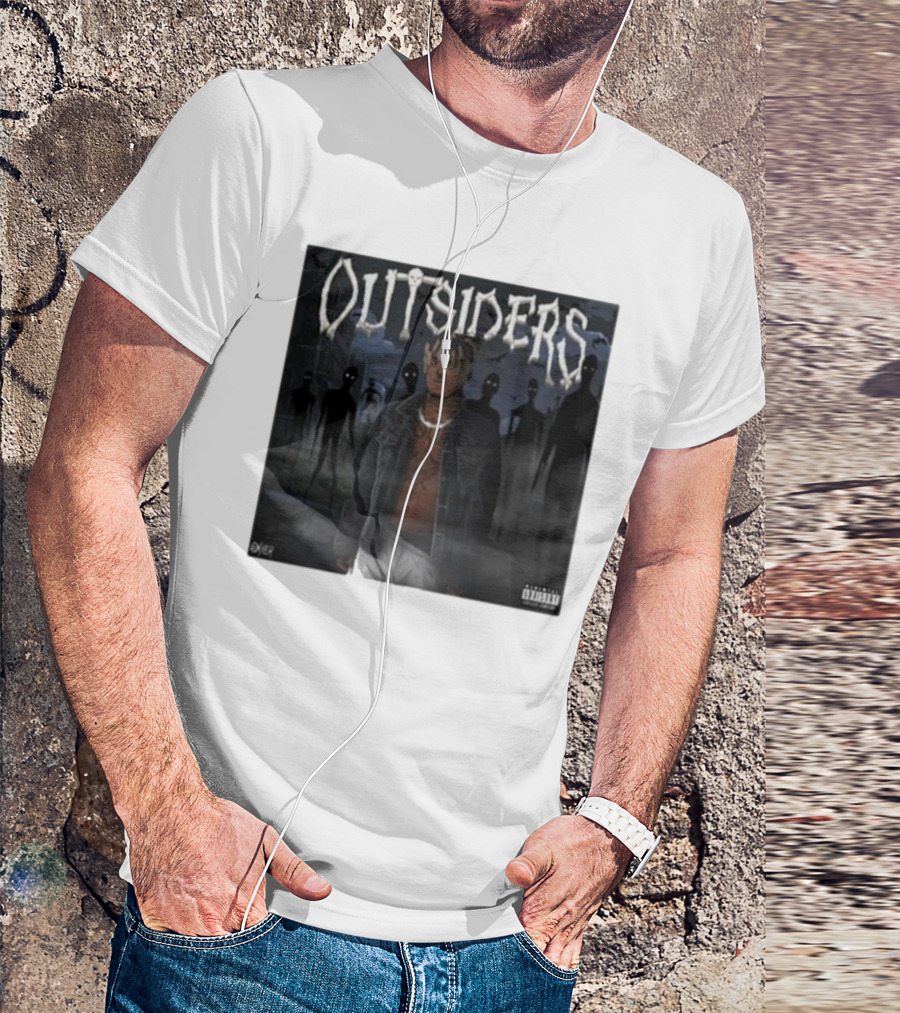 Outsiders Restless Dark Figure Dli4 Album Cover T-Shirt