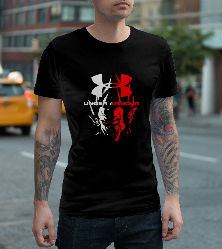 Vegeta Dual Face Under Armour Dragon Ball T-Shirt
