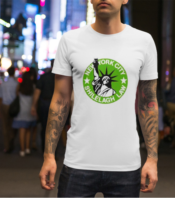 New York City Shilelagh Law Statue Of Liberty Beer T-Shirt