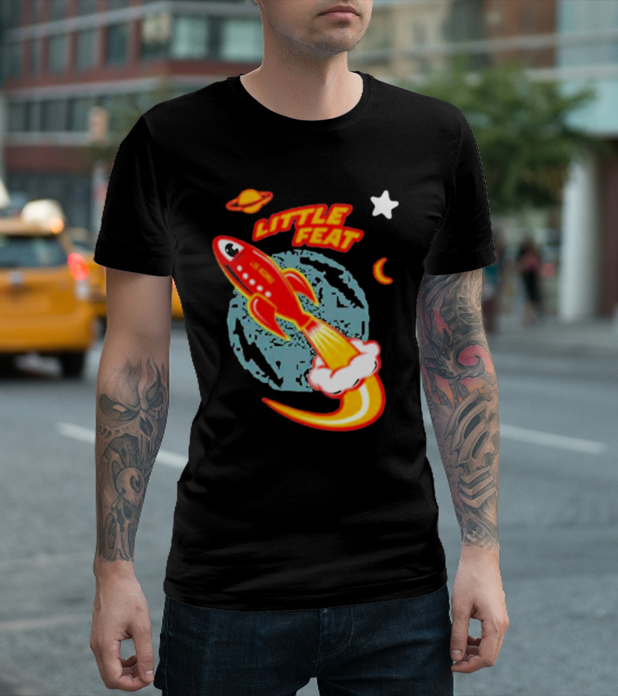 Little Feat Rocketship Planetary Adventure T-Shirt