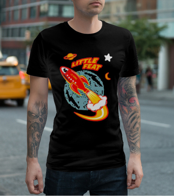 Little Feat Rocketship Planetary Adventure T-Shirt