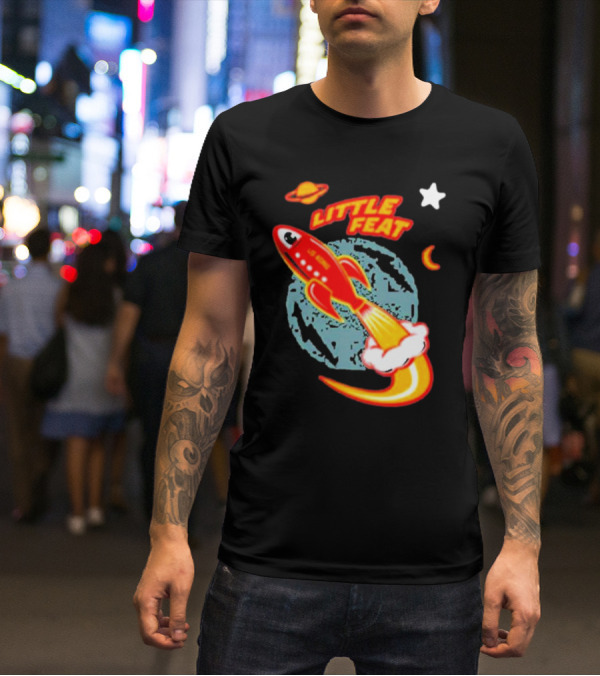 Little Feat Rocketship Planetary Adventure T-Shirt