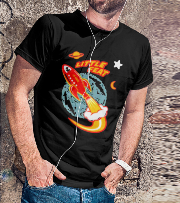 Little Feat Rocketship Planetary Adventure T-Shirt