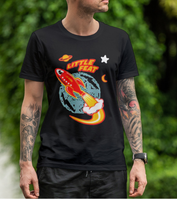 Little Feat Rocketship Planetary Adventure T-Shirt