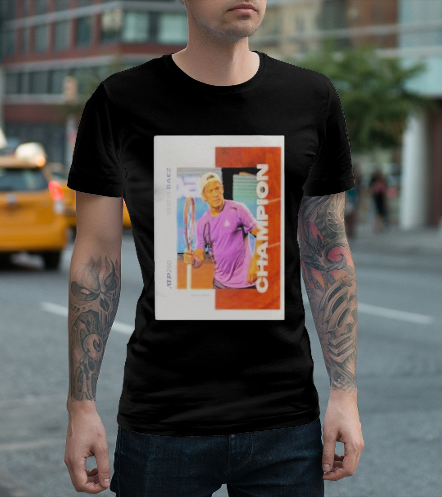 Sebastian Baez ATP 250 Champion T-Shirt