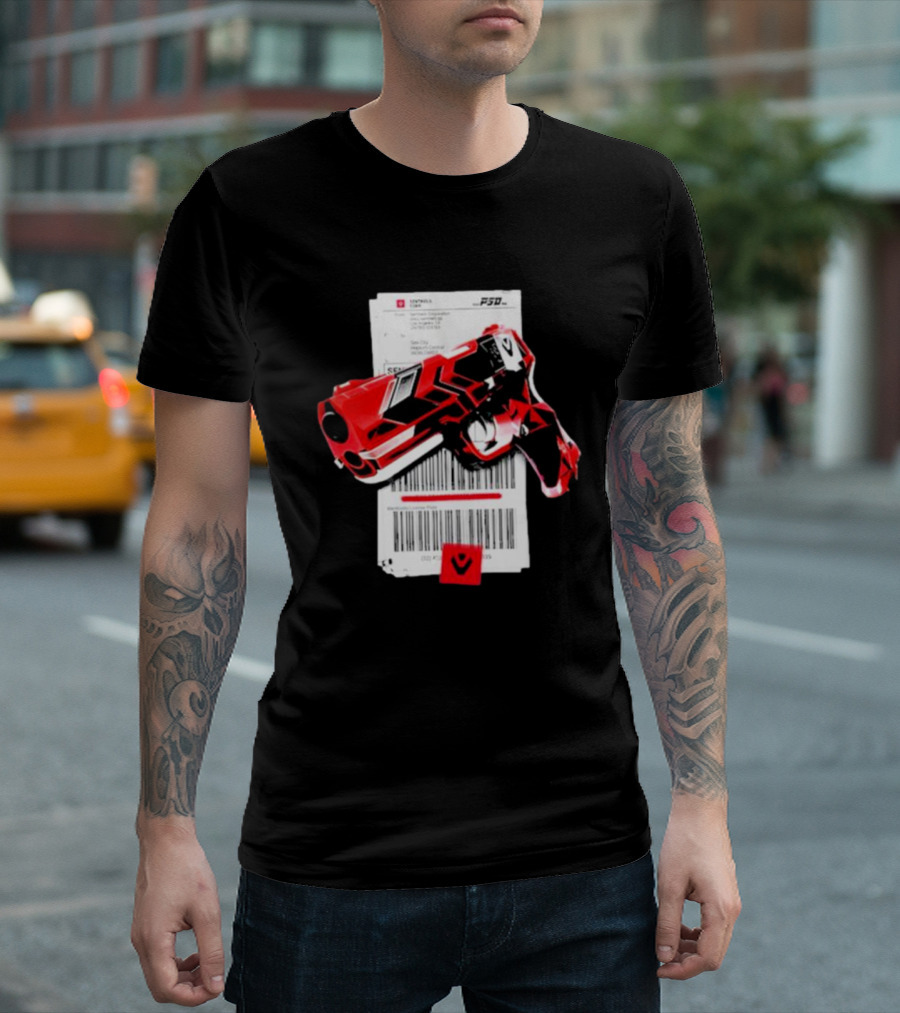 Sentinels Pistol Barcode PSD Capsule T-Shirt