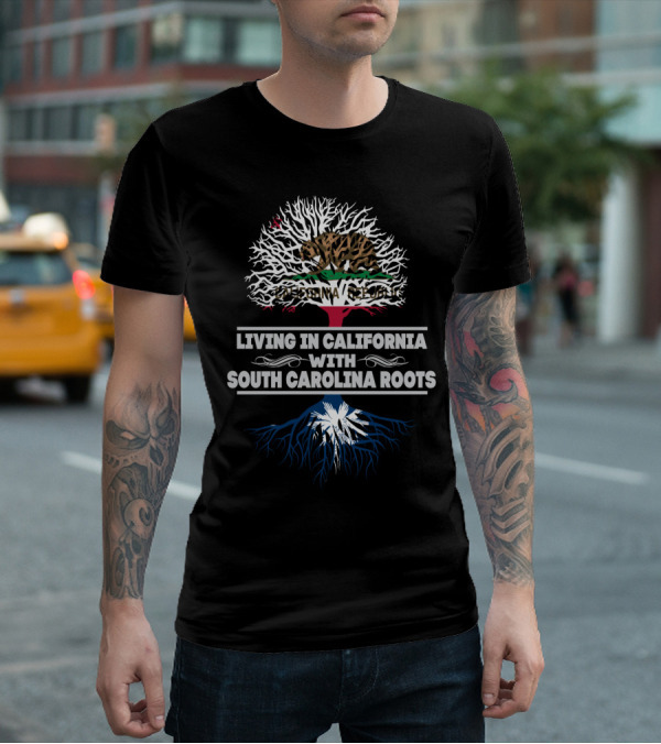 Dual Identity: California Republic Heritage With Deep South Carolina Roots Connection T-Shirt