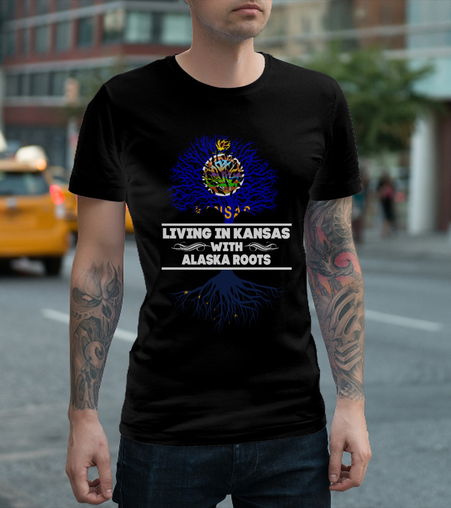 Kansas Life with Deep Alaska Heritage Symbolism T-Shirt